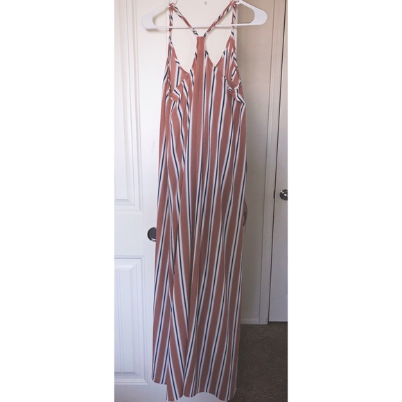 Striped Racerback Maxi Dress - Picture 2 of 2